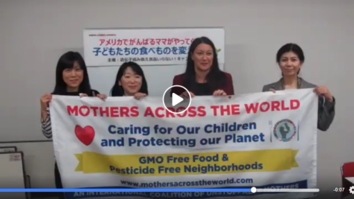 2017年12月来日したゼンさんからの「MOMS ACROSS JAPANを！」の
呼びかけに応える山田先生と共に歩んできた日本のママたち 